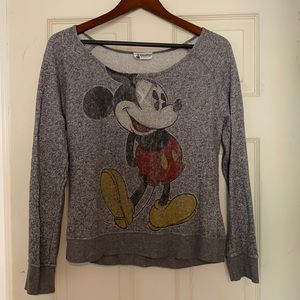 Gray Disney Parks Mickey Mouse Sweater